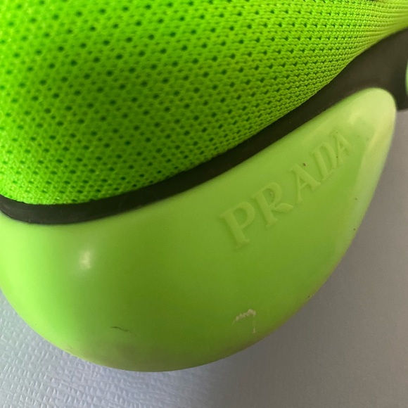 Prada Neon Green Sneakers - Picture 5 of 8